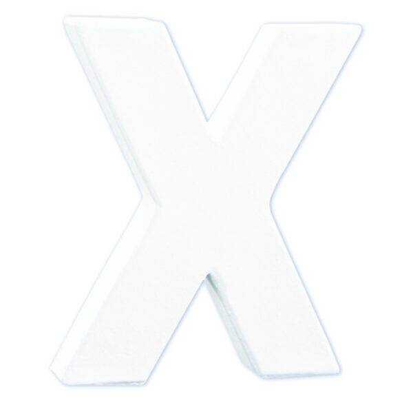 Décopatch - staande letter - 12 cm - X - Afbeelding 1