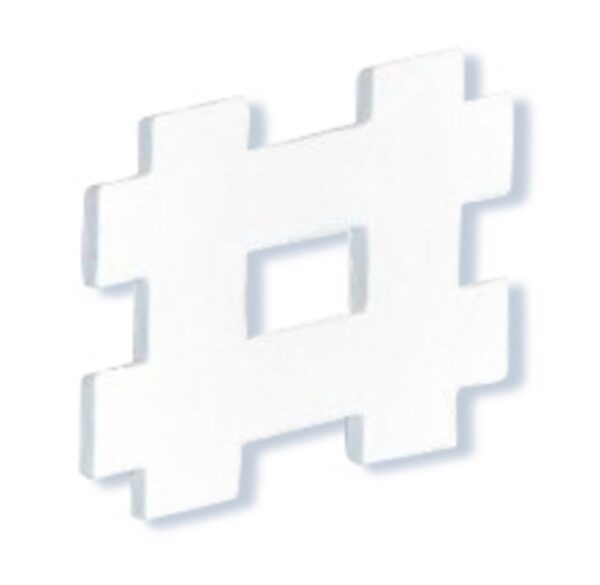 Décopatch - staand figuur - 12 cm - hashtag - Afbeelding 1
