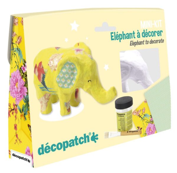 Décopatch mini-kit - olifant - Afbeelding 1