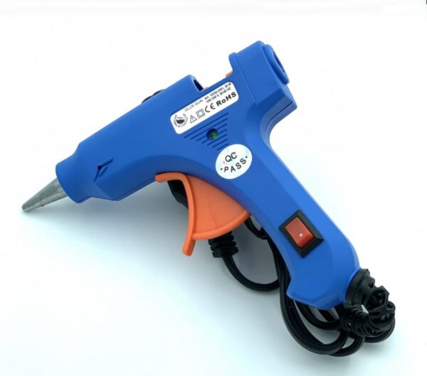 Lijmpistool - mini - hoge temperatuur - met aan en uitknop - Afbeelding 1