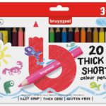 Bruynzeel Kids - kleurpotloden kort&dik - 20 stuks