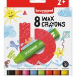 Bruynzeel Kids - waskrijtjes - 8 stuks