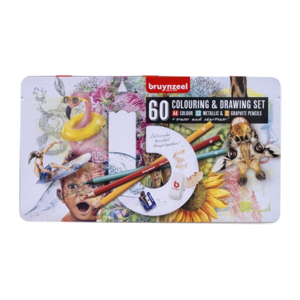 Bruynzeel Specials - kleur- en tekenset - 60-delig - Afbeelding 1