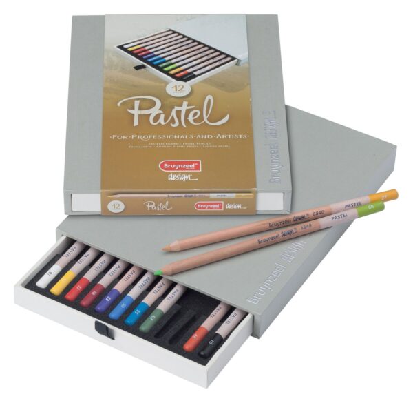 Bruynzeel Design - pastelpotloden - 12 stuks - Afbeelding 1