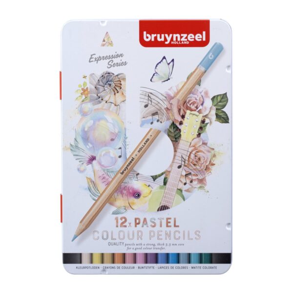 Bruynzeel Creatives - kleurpotloden - 12 stuks - pastel - Afbeelding 1