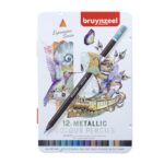 Bruynzeel Creatives - kleurpotloden - 12 stuks - metallic
