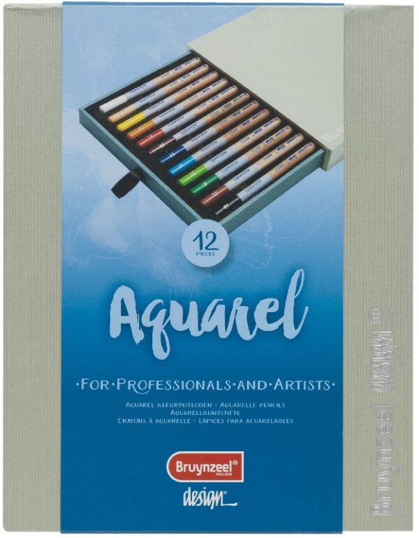 Bruynzeel Design - aquarelpotloden - 12 stuks - Afbeelding 1