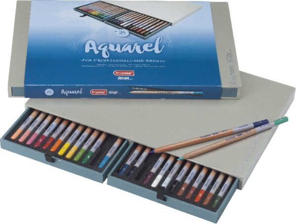 Bruynzeel Design - aquarelpotloden - 24 stuks - Afbeelding 1