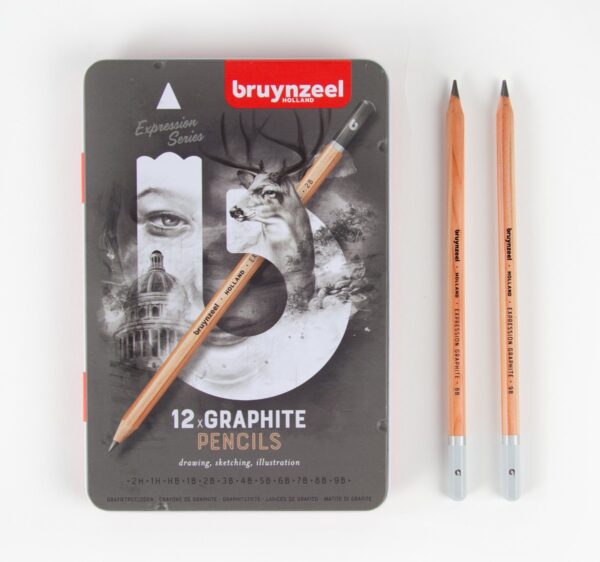 Bruynzeel Creatives - grafietpotloden - 12 stuks - Afbeelding 1