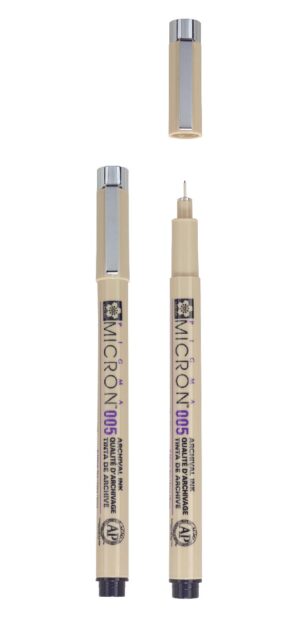 Sakura Pigma Micron 005 - 0,2 mm - zwart