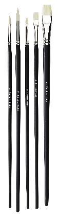 Panduro penselen set - acrylverf - 5 stuks