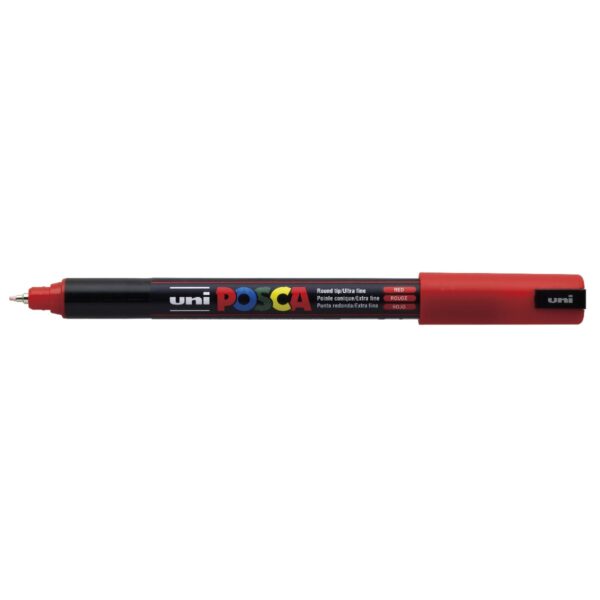 POSCA acrylmarker - ultrafijn PC-1MR - 0,7 mm - rood - Afbeelding 1
