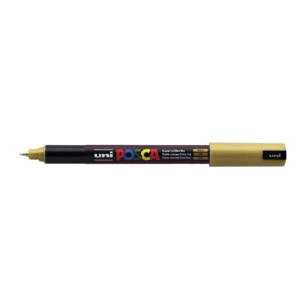 POSCA acrylmarker - ultrafijn PC-1MR - 0,7 mm - goud - Afbeelding 1