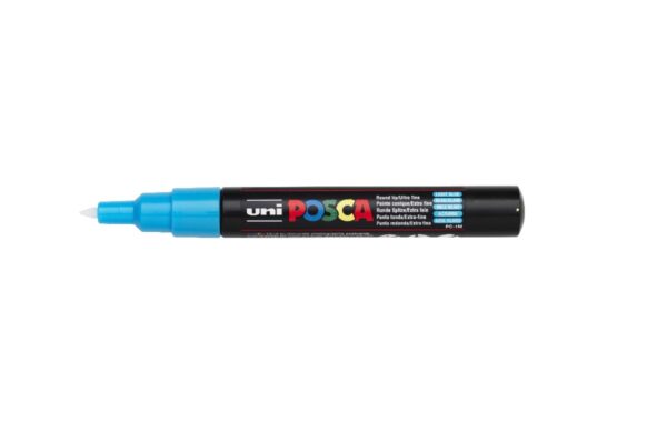 POSCA acrylmarker - extra fijn PC-1MC - 0,7-1 mm - lichtblauw - Afbeelding 1