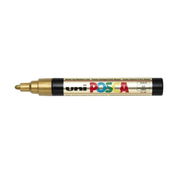 POSCA acrylmarker - medium PC-5M - 1,8-2,5 mm - goud - Afbeelding 1