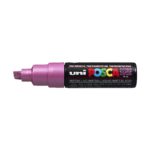 POSCA acrylmarker - beitelpunt PC-8K - 8 mm - metallic roze