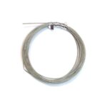 Metaaldraad met coating - 0,38 mm - 30 meter - zilverkleurig