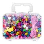 Acrylkralen in koffer - 600 stuks