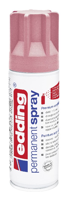 edding 5200 permanent spray - 200 ml - mat - oudroze