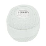 Durable borduur-/haakkatoen - 20 gram - wit