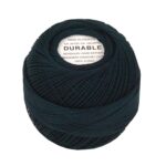 Durable borduur-/haakkatoen - 20 gram - zwart