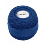 Durable borduur-/haakkatoen - 20 gram - donkerblauw