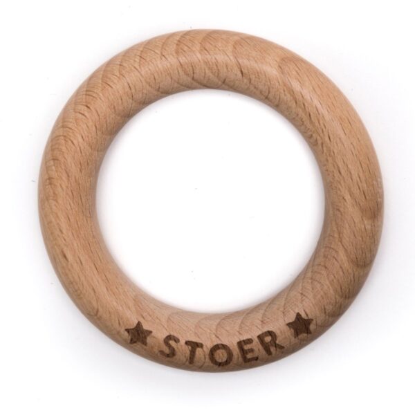 Houten bijtring -'stoer' - Afbeelding 1