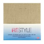 linnen borduurstof 22 count - 50x50 cm naturel