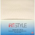 dess 14 punch stof - 50x50 cm ecru