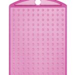 Pixelhobby medaillon - transparant roze