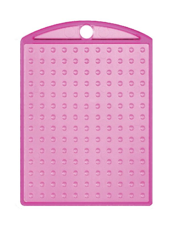 Pixelhobby medaillon - transparant roze - Afbeelding 1