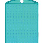 Pixelhobby medaillon - transparant turquoise
