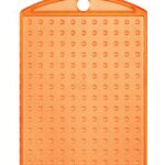 Pixelhobby medaillon - transparant oranje