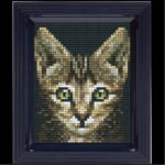 Pixelhobby set met lijst - poes
