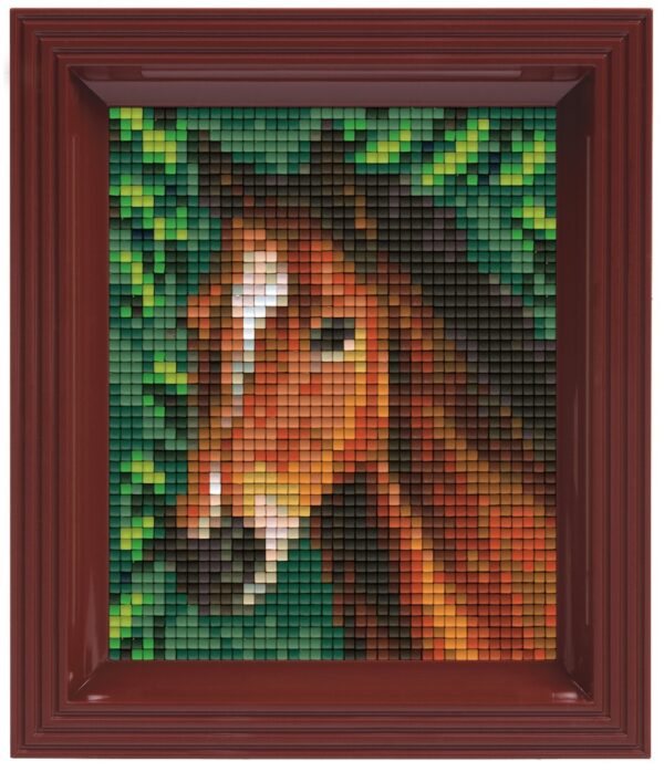 Pixelhobby set met lijst - paard - Afbeelding 1