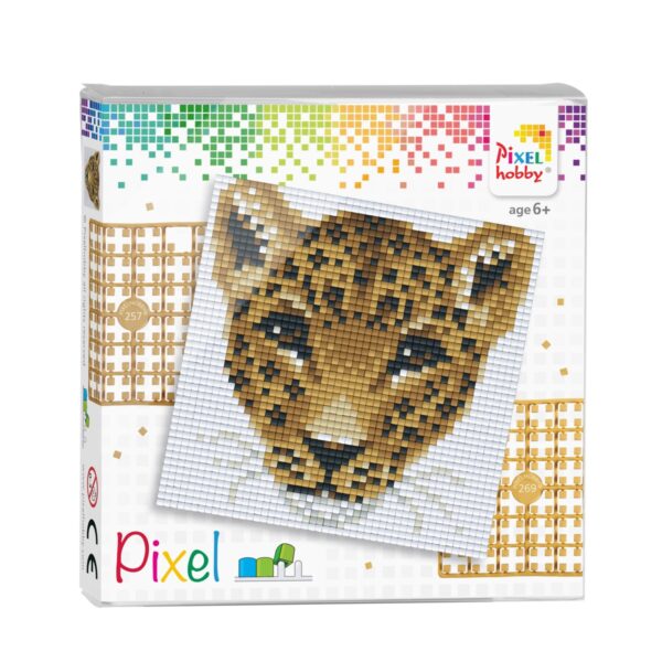 Pixelhobby set - luipaard - Afbeelding 1
