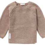 Vest Overslag Noppies NOOS Cardigan Knit Pino Taupe Melange