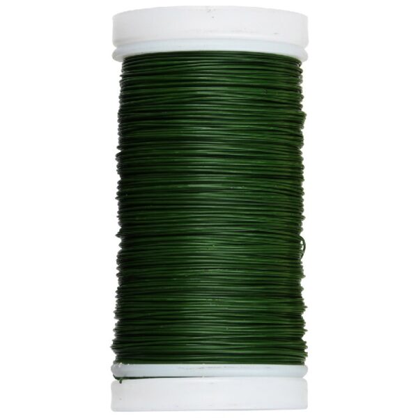 Wikkeldraad - 120 meter - 0,35 mm - groen gelakt - Afbeelding 1