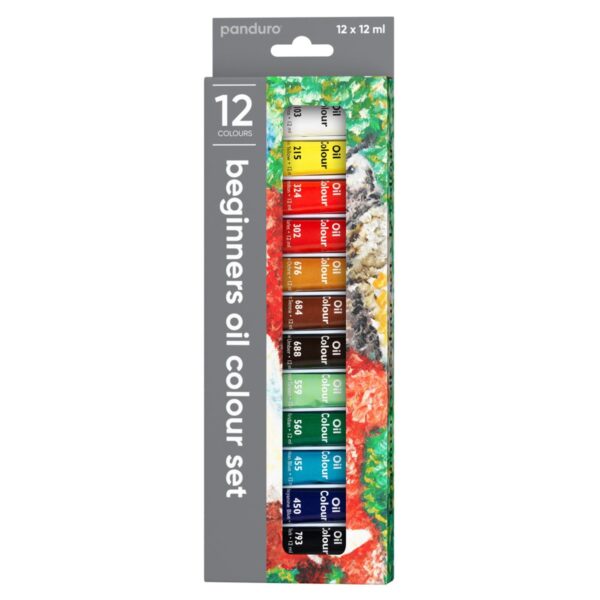 Panduro olieverfset - 12x12 ml - Afbeelding 1