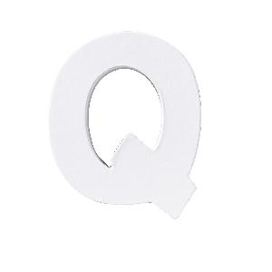 Letter karton Q- 17 cm