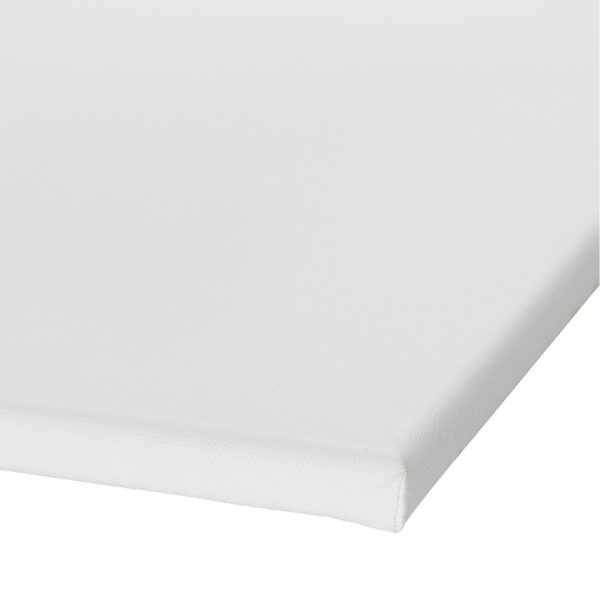 Gespannen canvasdoek - wit - 65x54 cm - Afbeelding 1