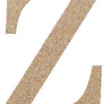 MDF letter Z 15 cm