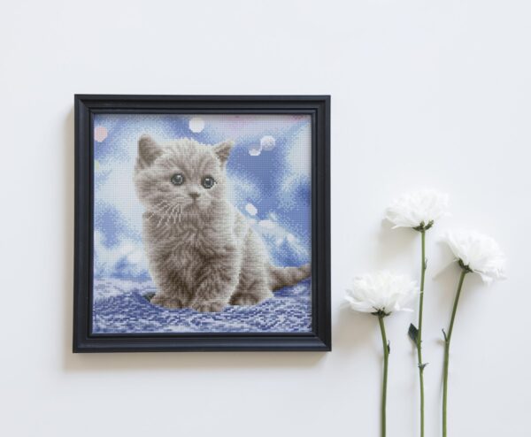 Diamond Dotz -35x35 cm - kitten - Afbeelding 1