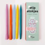 Stipstijl stipstokjes - 5 stuks/10 maten