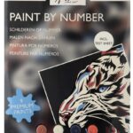 Schilderen op nummer - karton - tijger