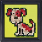 Diamond Dotz - 7x7 cm - met lijst - Fido