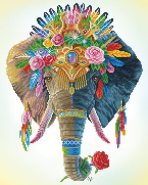 Diamond Dotz - 41x51 cm - Bohemian Elephant