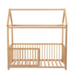 Huisbed Kukka 70x140 Wooden Montessori Activity Bed Natural