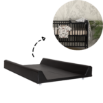 Verschoonblad Colorfull Home Zwart