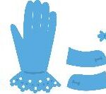 Creatable Tiny's gloves
